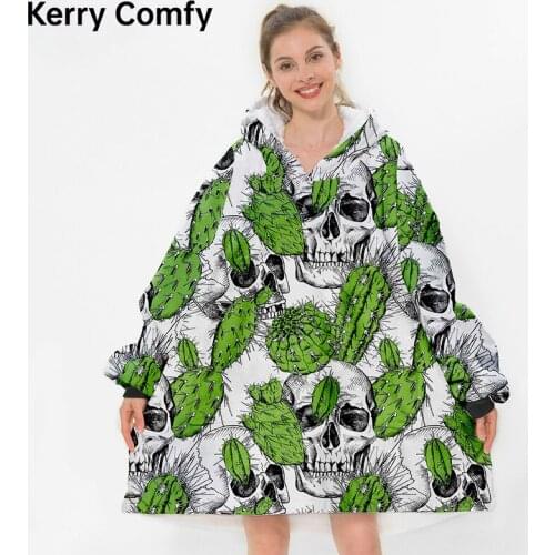 Winter Thick Comfy TV Blanket Sweatshirt 3D Warm Blanket Adults and Children Hoodie Fleece Weighted Blankets for Beds Travel