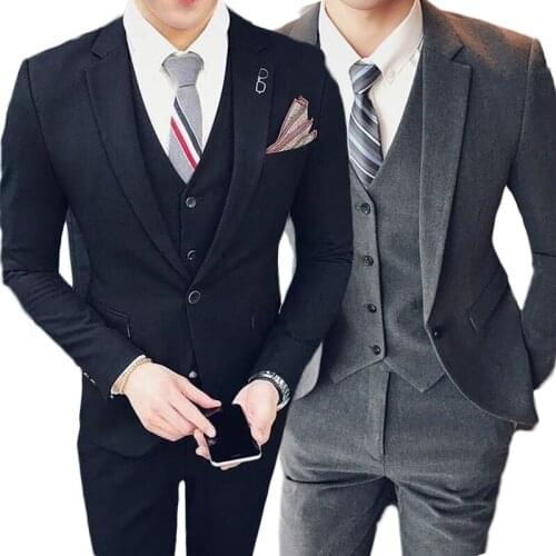 YIHAXUAN Mens Casual Suits
