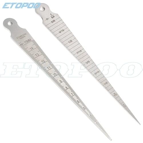 1-15mm Taper Weld Gage Taper Welding Gauge Gage Test gap gauge feeler gauge tools