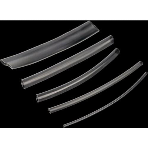 150Pcs 100mm 2:1 Heat Shrink Tubing Polyolefin Transparent Tube Sleeving Wrap