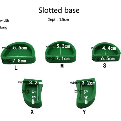 1set/5Pcs Dental Lab Silicone Plaster Model Former Base Molds Mould On Stone Model Work