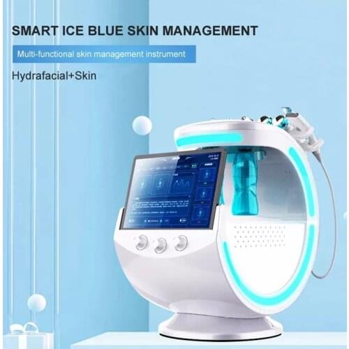 2021 Ice Blue Magic Mirror Skin Analyzer multifunction hydro dermabrasion facial /diamond hydra microdermabrasion machine peel
