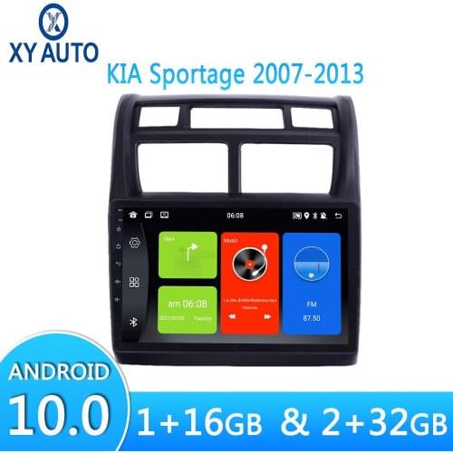 9 Inch Android 10.0 Car Video Player For KIA Sportage 2007-2013 Car Radio GPS Navigation WIFI Multimedia Player With Bluetooth