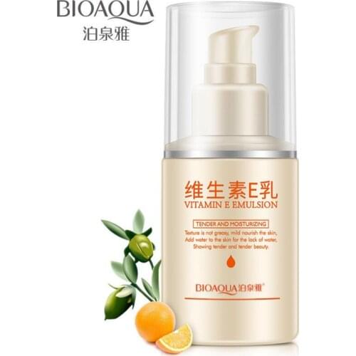 BIOAQUA Vitamin E Emulsion Milk Moisturizing Clears Gentle Nourishing Body Lotion Face Cream Skin Care