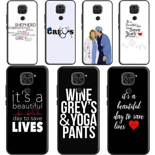 Beautiful Day To Save Lives Greys Anatomy Case For Xiaomi Redmi Note 7 8 9 Pro Note 8T 9S Note 10 Pro Cover For Redmi 9T 9A 9C