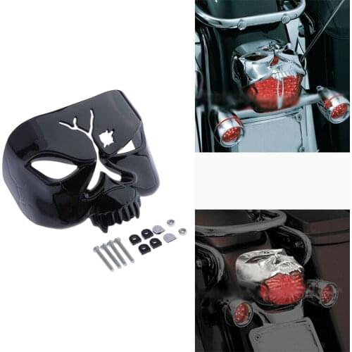 Skull Zombie Cover For HARLEY 73-18 Rear Fender Taillight 9024 9009