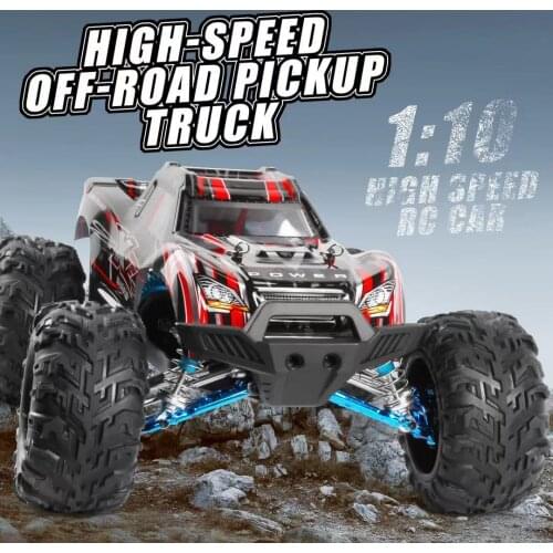 F21A 1/10 Off-road Car Brushless Motor RC Racing Climbing 4WD RTR 2.4Ghz 80km/h Water Drifting Alloy Frame Gift For Children