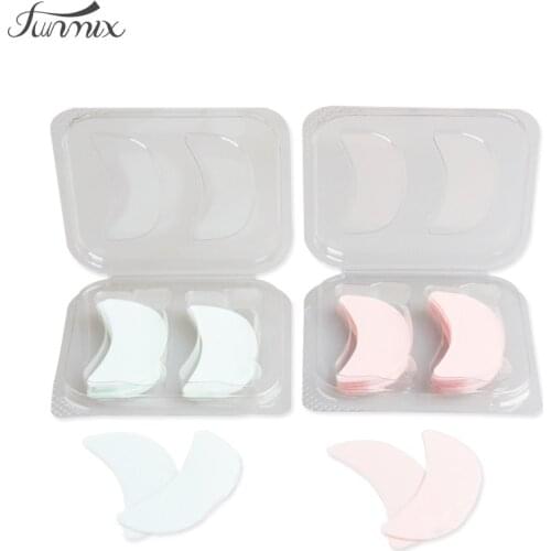 Brand FUNMIX 10 Pairs PURE HYDROGEL Lint Free Under Eye Gel Pads Patches Fake False Eyelash Extension Tools