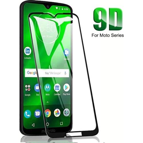 9D Curved Tempered Glass for moto g6 g7 play plus power e5 e4 p30 note protective glas on moto g 7 plus screen protector film