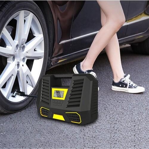 Air Compressor Car Tyre Inflator 12V Mini Electric Auto Car Air Pump 150 PSI Car Air Compressor for Auto Motorcycles