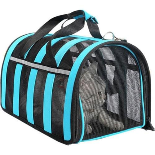 Portable Pet Cat Sling Carrier Bag Breathable Mesh Pet Bag For Puppy Cat Nylon Soft Comfortable Travel Tote Pet Carrying Handbag
