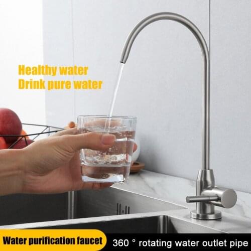 Faucet Tap Stainless Steel 360 Degree Rotatable Modern for Home Kitchen Sink SUB Sale