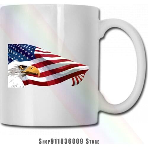 American Flag Eagle mug cup tazas