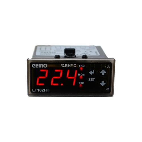 LT102HT; Gemo ON/OFF effect: Humidity Controller Upper limit for effect: Humidity SET