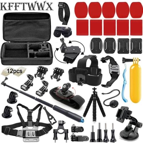 KFFTWWX Accessories Kit for Gopro Hero 9 8 7 6 5 4 3 Black Max Go Pro Session YI 4K SJCAM SJ8 PRO EKEN H9R Osmo Action Camera