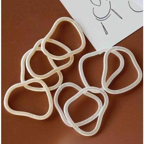 Irregularly exaggerated wrinkle frame frame cute fun earrings handmade diy making accessories jewelry materials