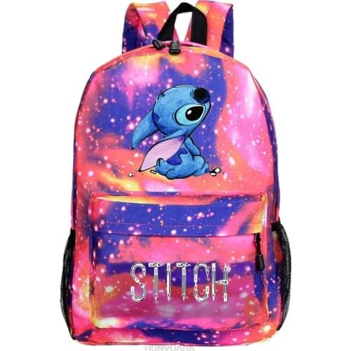 Stitch new backpack Cartoon classic design backpack women Men designer bags designer School Bags Travel Daily Mochilas