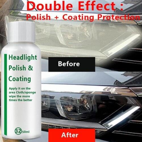 Crystal-plated Headlight Repair Fluid Maintenance Cleaning Parts Anti-scratch Refurbishment Auto Coating Refurbishment P5J5