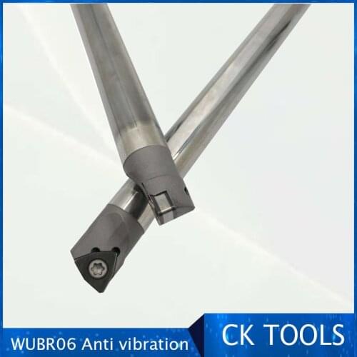 Hard alloy coolant C06J C08K C10M C12Q C14Q C16Q C18R WUBR06 Anti vibration Tungsten steel internal turning tools insert HOLE