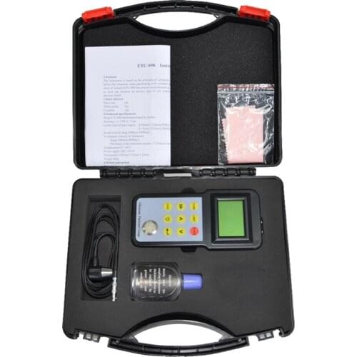 Ultrasonic Thickness Meter ETC-098 Range 0.75-300.0 mm(Determined By Probe) High Accurate Ultrasonic Thickness Gauge