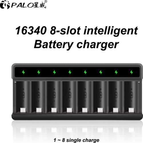 Universal 3.7V 16340 Battery Charger Li ion Rechargeable Smart Charger for 16340 Batteries