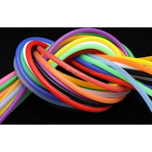 Silicone Tube Food Grade Flexible Tubing Hose Pipe ID 4mm OD 6mm Various Colors High Temperature Resistance Connecting Pipe