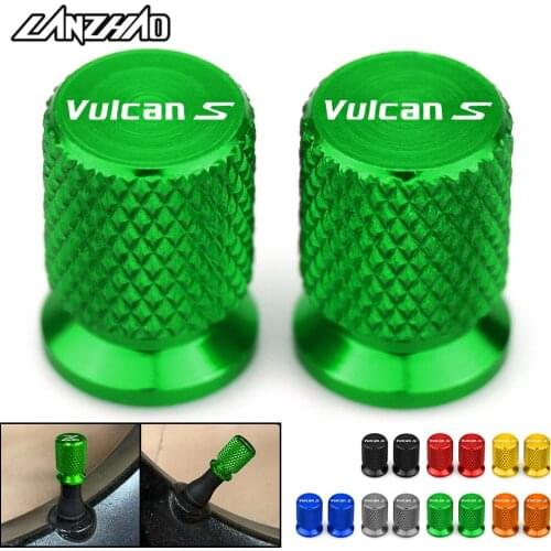 VULCAN S Motorcycle Tire Valve Air Port Stem Cover Cap Plug CNC Aluminum Accessories for Kawasaki Vulcan S 650 ABS CAFE STANDARD