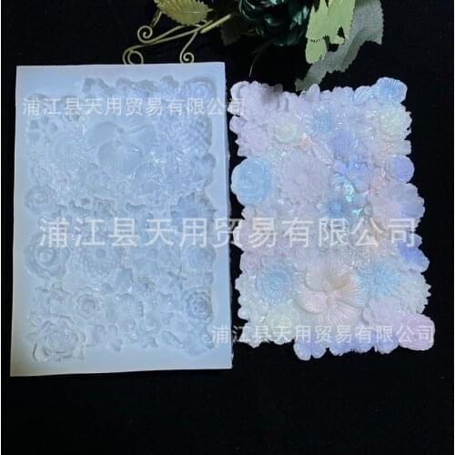 Zou Juhua Cong Turn Sugar Silica Gel Pad Drop Glue Clay Mold 19-194
