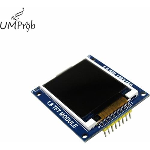 3.3V / 5V Mini 1.8 Inch Serial SPI TFT LCD Module Display with PCB Adapter IC 128x160 Dot Matrix for arduino