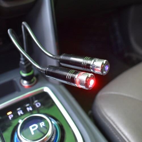 5V Car Atmosphere Light Decorative Lamp Starry Laser Projector Auto Ceiling for Unique Parts Portable Car Ornaments