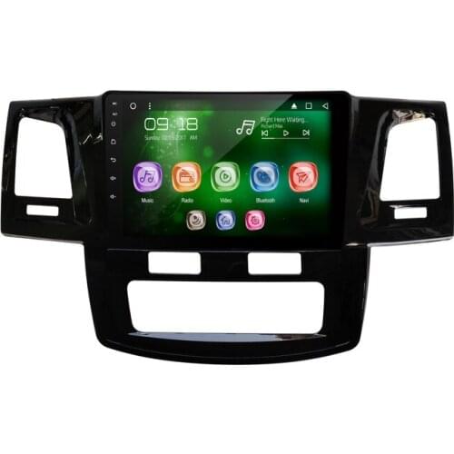 Allways 9" IPS Android 9.0 Octa-core Ram 2GB Rom 32GB Car Multimedia for Toyota Hilux / Forturner 2010-2013 Auto Air Condition