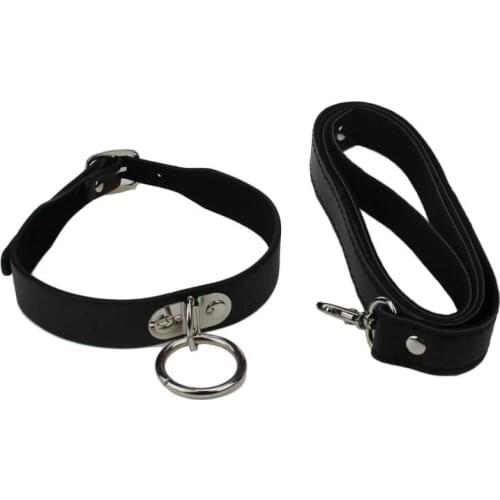 BdsM adult game chained Leather Bondage collar drag chain restraint Slave harness product Sex Toys for women Couples