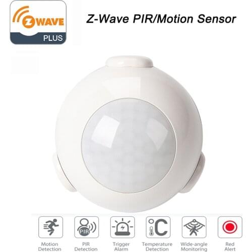 Z-Wave Wireless PIR Motion/Temperature Sensor Detector System Motion Trigger Alarm 868.4MHZS Smart Home Alexa Google Home