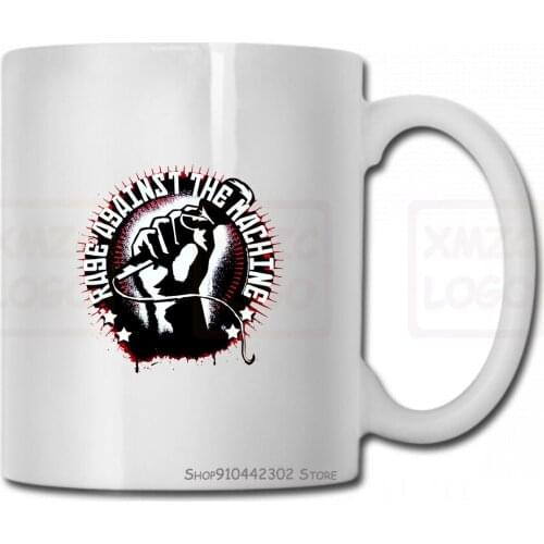Rage Against The Machine Mic Check Mug Cup New Killing In The Name Of Women Men