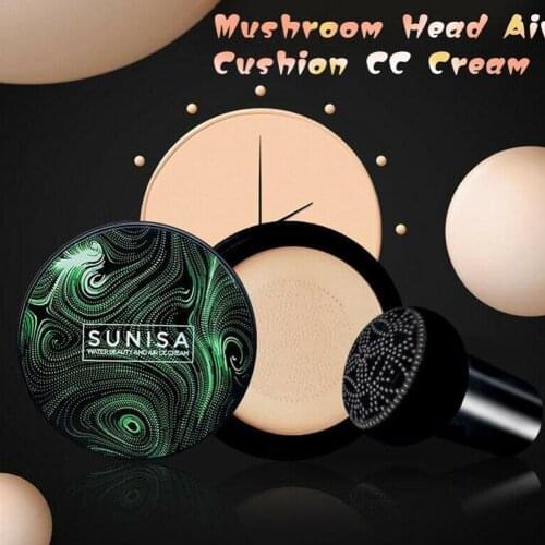 Mushroom Head Makeup Air Cushion Moisturizing Foundation Natural Breathable Cream Lightening Dropship Makeup BB L7Y3