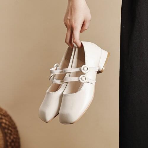 Кожаные туфли-лодочки MAKEACE China At AliExpress