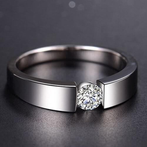 Retro Real S925 Sterling Silver Mens Rings Vintage Classic Engagement Wedding Party Luxury Exquisite Jewelry for Husband Gift