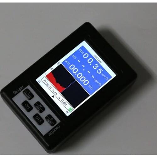Upgrade Geiger Counter Nuclear Radiation Detector Personal Dosimeter Marble Tester X-ray Beta Gamma Ray Display Screen