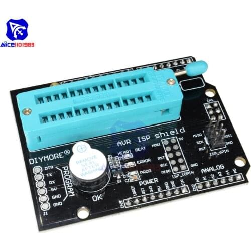 Diymore AVR ISP Programmable Expansion Shield Board Module for Arduino Uno R3 Mega2560 Atmega328P Nano Pro Bootloader Burner