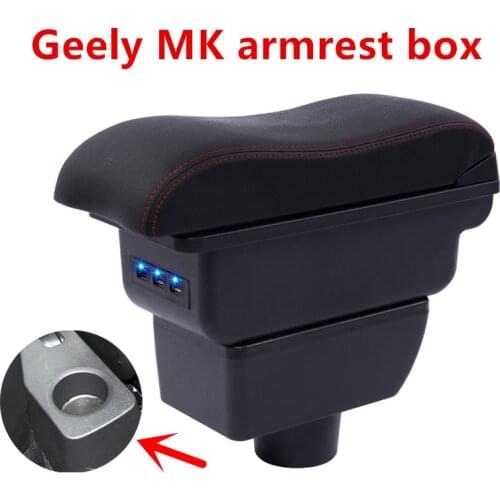 For Geely MK armrest box central Store content box cup holder ashtray car-styling products interior accessory part