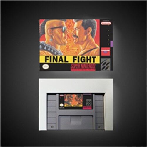 Final Fight - Action Game Card US Version with Retail Box