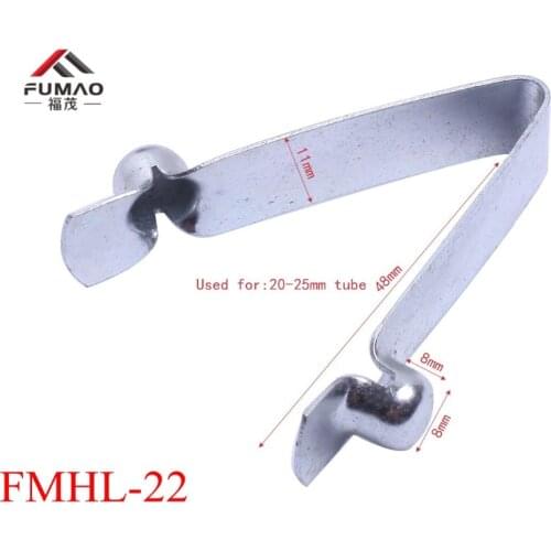 Manufacturer China Manufacture spring button clip,button spring clips,push button spring clips FMHL-22 Used for 20-25mm tube