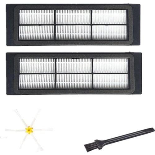 Dust HEPA Filters Side Brush for XiaoMi Mi Robotic Vacuum Cleaner Parts Replacements Cleaning Brush Filter Accessories