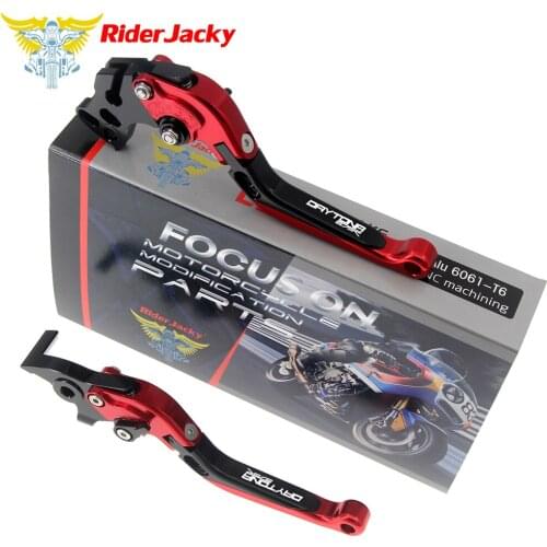 Riderjacky For Triumph DAYTONA 675 R 2011-2017 2012 2013 2014 2015 2016 Motorcycle CNC Folding Extendable Brake Clutch Levers