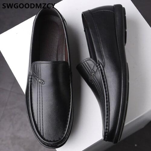 Loafers Man Shoes Leather Genuine Driving Shoes Mens Casual Shoes Hot Sale Fashion Chaussures Homme Luxe Sepatu Pria Kulit Asli