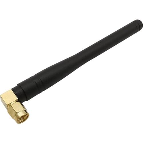 1Pcs 433 MHz Wireless Radio Antenna SMA Male Plug Right Angle 433MHz Antennas Connector Length 50mm