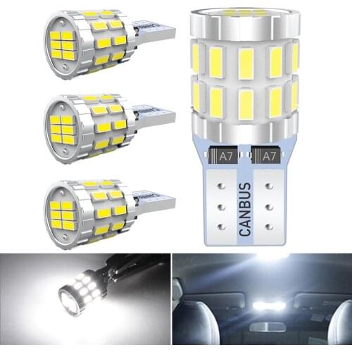 4pcs W5W T10 Canbus LED Bulb for Volvo XC60 XC90 S60 V70 S80 S40 V40 V50 XC70 V60 Car Interior Light Dome Trunk Parking Lights