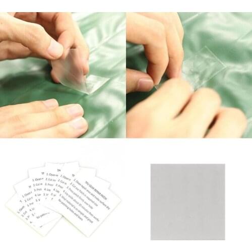 5/10pcs Swimming Float Repair Kit PVC Puncture Repair Patch Glue Kit Adhesive For Inflatable Toy Pools Float Air Bed Dinghies