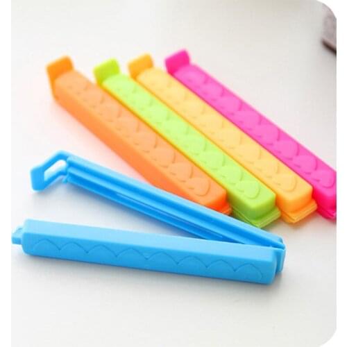 5PCS Portable new kitchen store food snacks seal closure pocket clip pinch-off pliers plastic tool closed clamp fresh foodg