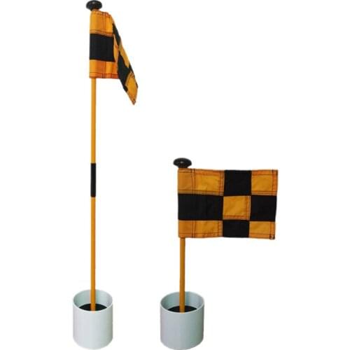 82CM Backyard Practice Golf Hole Pole Cup Flag Stick Golf Putting Green Flagstick Golf Flag and Flagpole Golf Hole New
